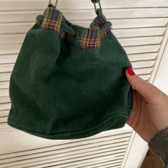 1990’s flannel crossbody bag - Picture 4 of 4